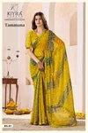 Tamanna By Kiyra Georgette Printed Daily Wear Saree Exporters In India
